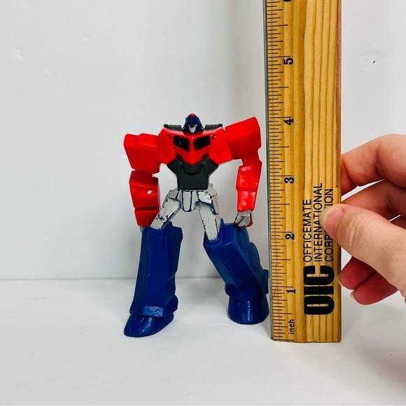 mcdonalds transformers optimus prime action figure  2015 hasbro happy meal toy - Picture 4 of 5